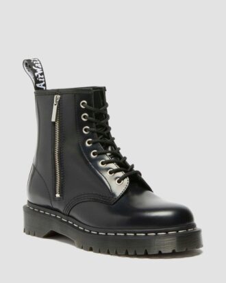 1460 Bex Smooth Leather Lace and Zip Boots
