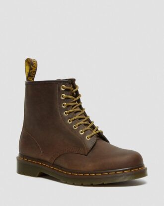 1460 Crazy Horse Leather Lace Up Boots