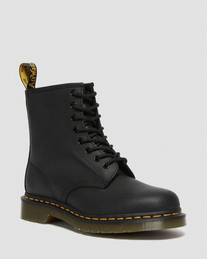 1460 Greasy Leather Lace Up Boots 1460 Greasy Leather Lace Up Boots