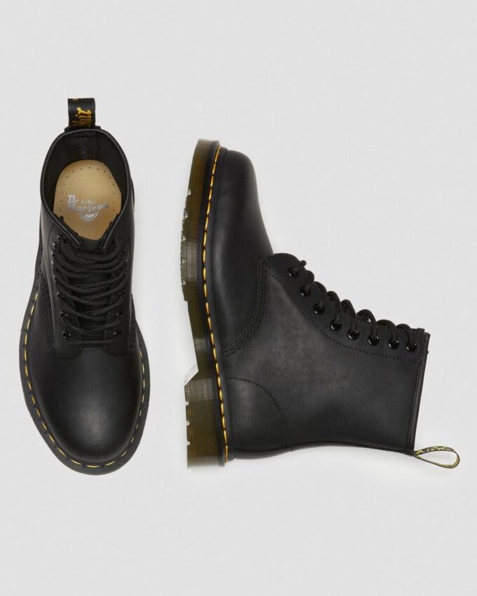1460 Greasy Leather Lace Up Boots 1460 Greasy Leather Lace Up Boots