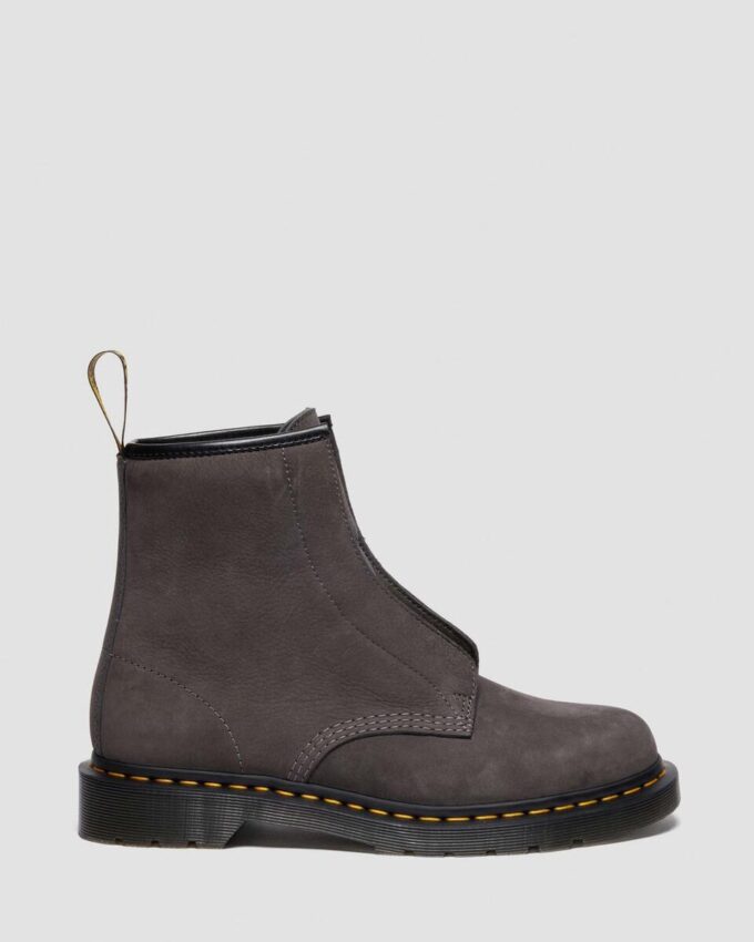 1460 LACELESS Nubuck Slip On Boots 1460 LACELESS Nubuck Slip On Boots
