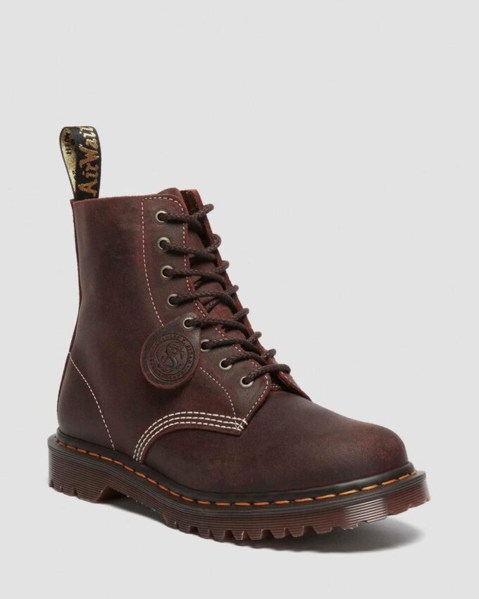 1460 Made in England Wax Commander Lace Up Boots 1460 Made in England Wax Commander Lace Up Boots