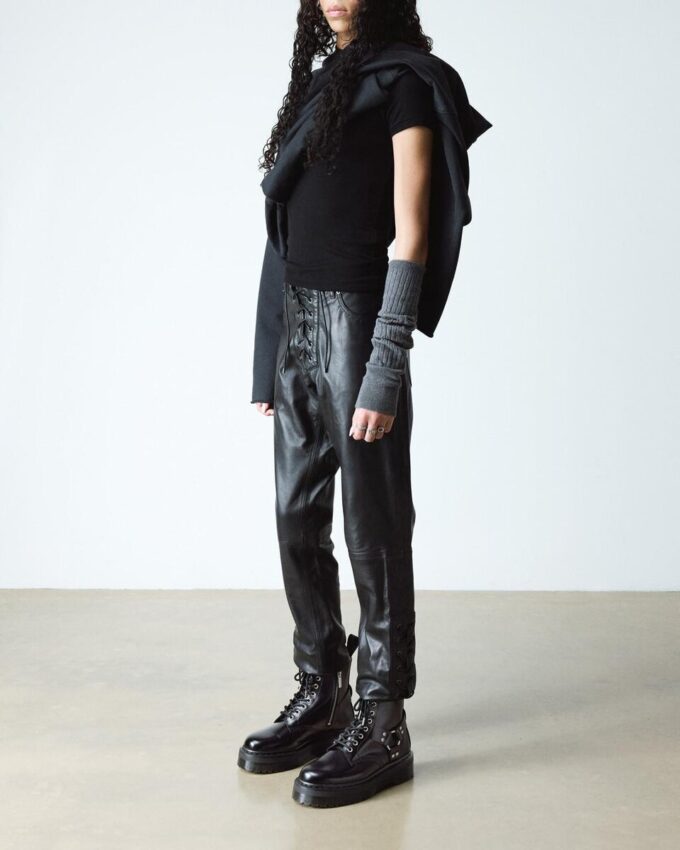 1460 Quad Harness Leather Platform Boots