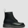 1460 White Stitch Smooth Leather Lace Up Boots 1460 White Stitch Smooth Leather Lace Up Boots