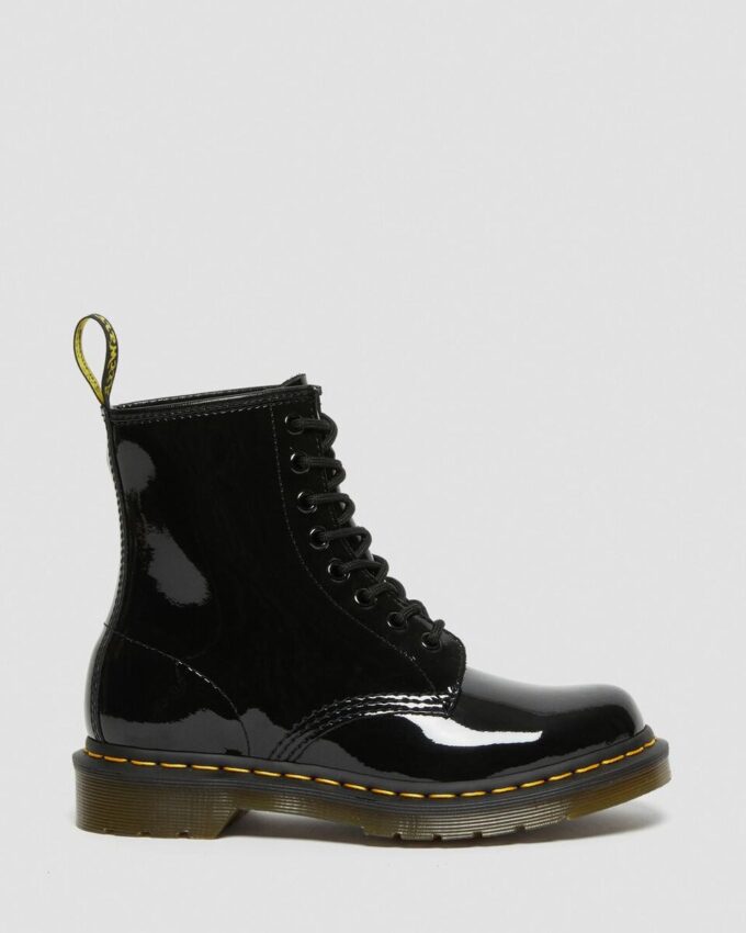 1460 Women's Patent Leather Lace Up Boots