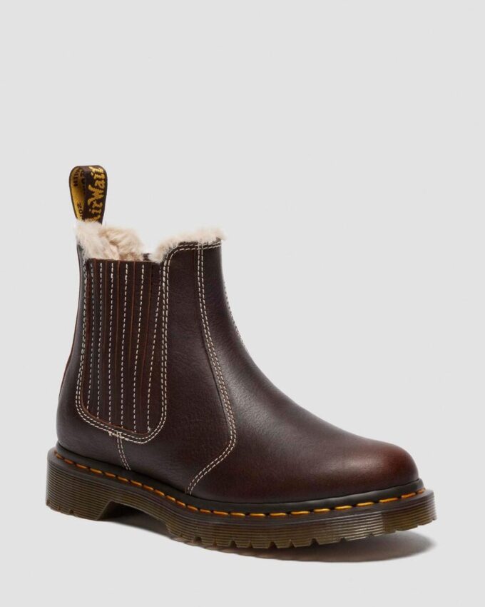 2976 Leonore II Faux Fur Lined Grizzly Leather Chelsea Boots 2976 Leonore II Faux Fur Lined Grizzly Leather Chelsea Boots