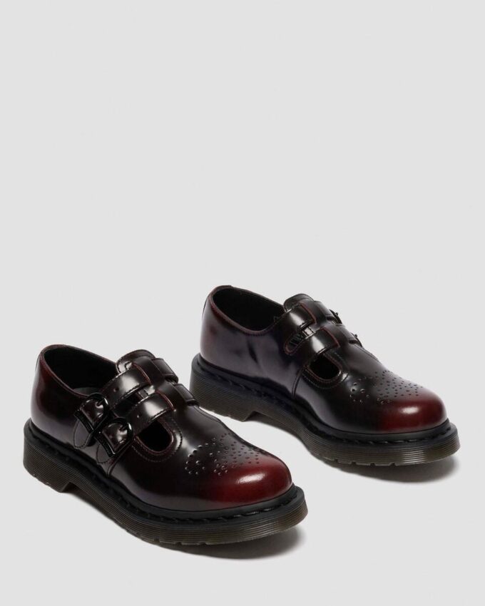 8065 Arcadia Rub Off Leather Mary Jane Shoes