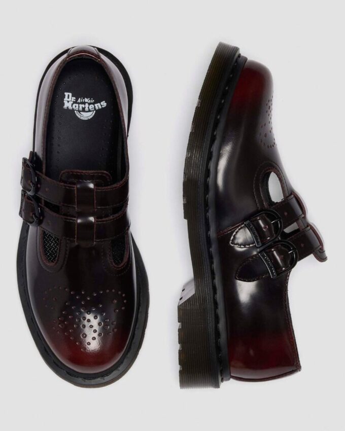 8065 Arcadia Rub Off Leather Mary Jane Shoes