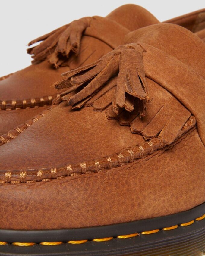 Adrian Nubuck Leather Tassle Loafers Adrian Nubuck Leather Tassle Loafers
