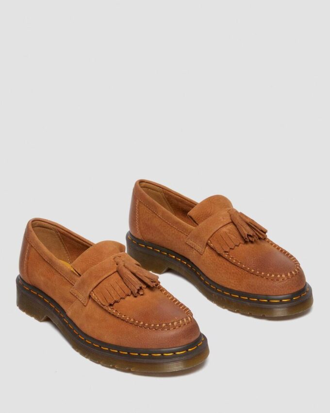 Adrian Nubuck Leather Tassle Loafers Adrian Nubuck Leather Tassle Loafers