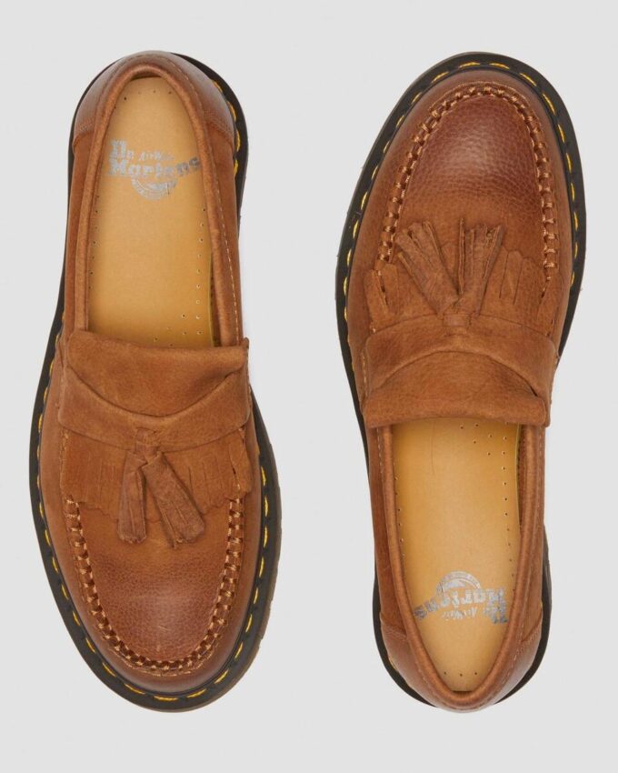 Adrian Nubuck Leather Tassle Loafers Adrian Nubuck Leather Tassle Loafers