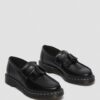 Adrian White Stitch Smooth Leather Loafers Adrian White Stitch Smooth Leather Loafers
