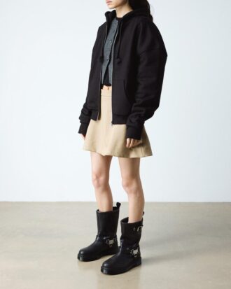 ANISTONE HI Leather Biker Boots