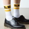Athletic Logo Organic Cotton Blend Socks