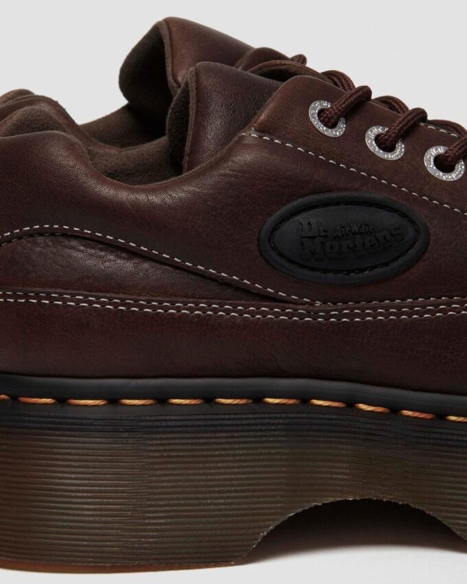 Buzz 5-Eye Grizzly Leather Shoes