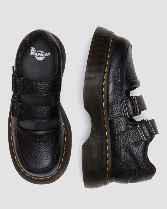 Buzz Milled Napa Leather Mary Jane Shoes