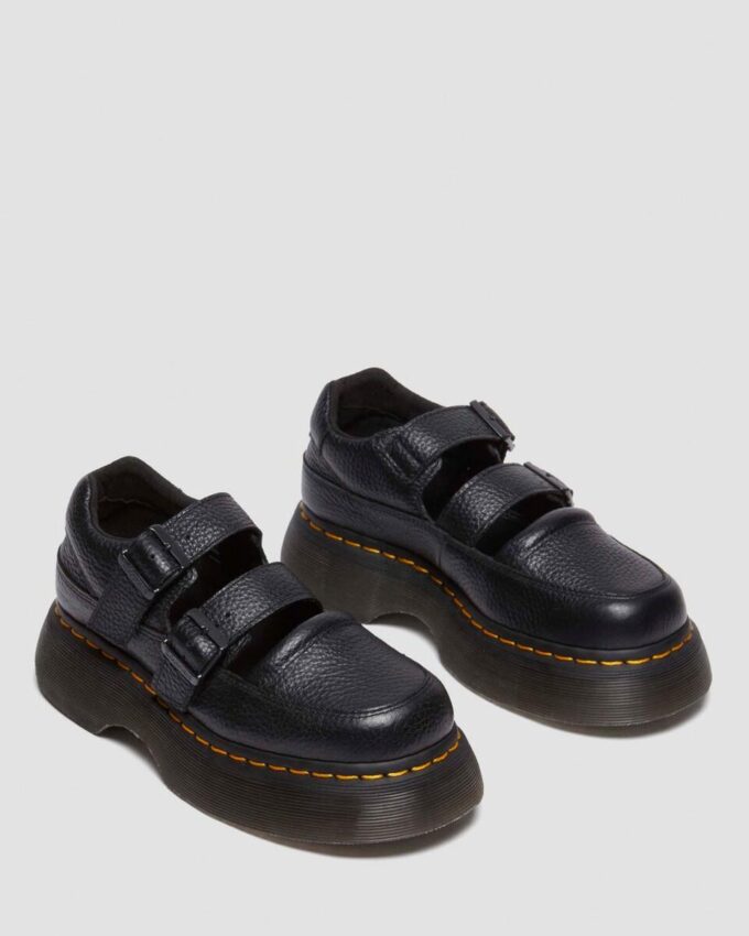 Buzz Milled Napa Leather Mary Jane Shoes