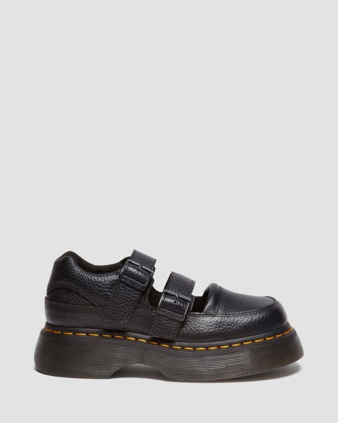Buzz Milled Napa Leather Mary Jane Shoes