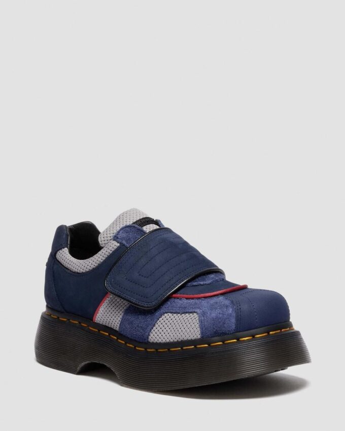 Buzz Strap Mixed Material Shoes Buzz Strap Mixed Material Shoes