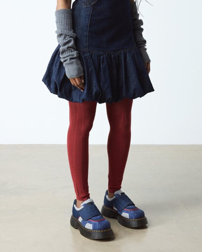 Buzz Strap Mixed Material Shoes Buzz Strap Mixed Material Shoes