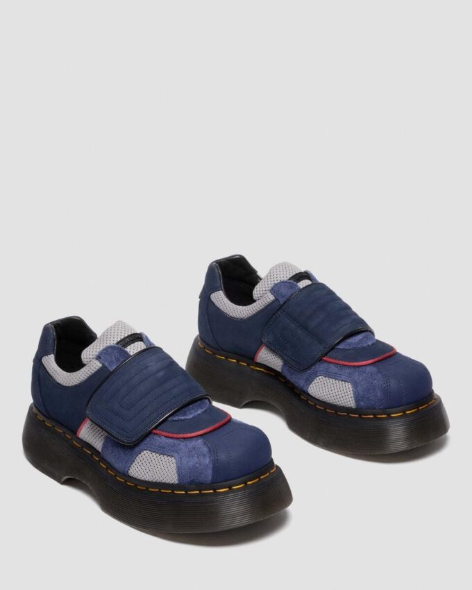 Buzz Strap Mixed Material Shoes Buzz Strap Mixed Material Shoes
