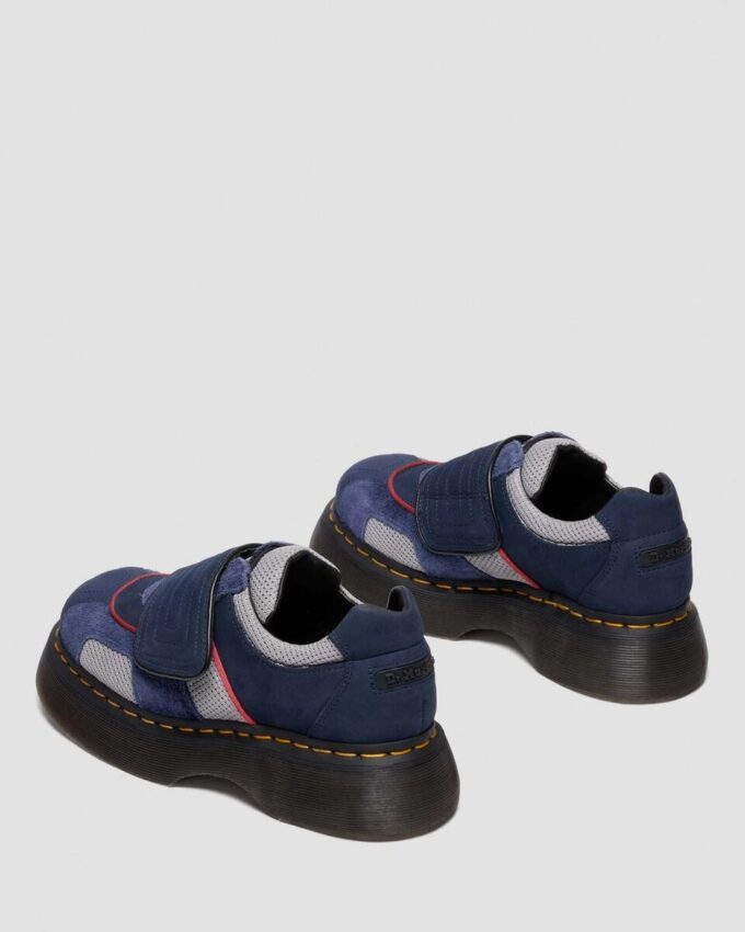 Buzz Strap Mixed Material Shoes Buzz Strap Mixed Material Shoes