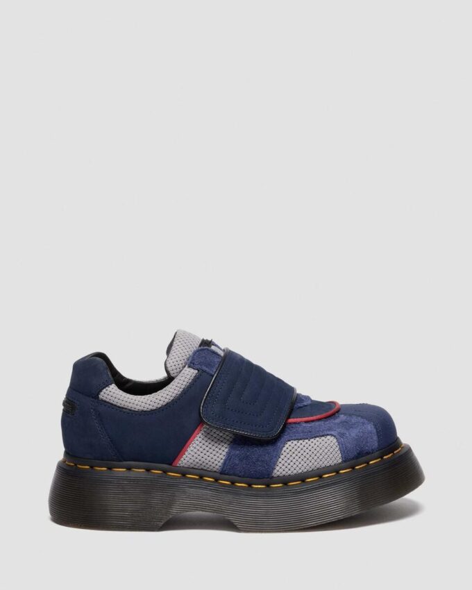Buzz Strap Mixed Material Shoes Buzz Strap Mixed Material Shoes