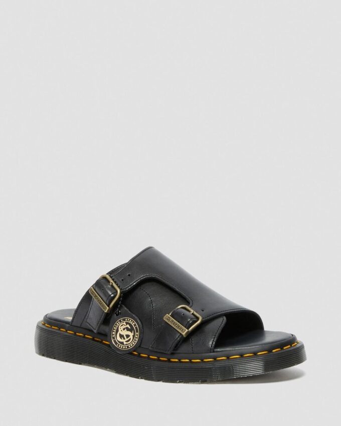 Dayne Made in England Leather Slide Sandals Dayne Made in England Leather Slide Sandals