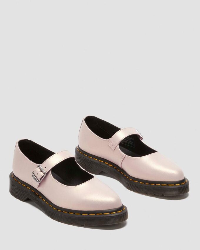 Elphie Iridescent Leather Mary Jane Shoes