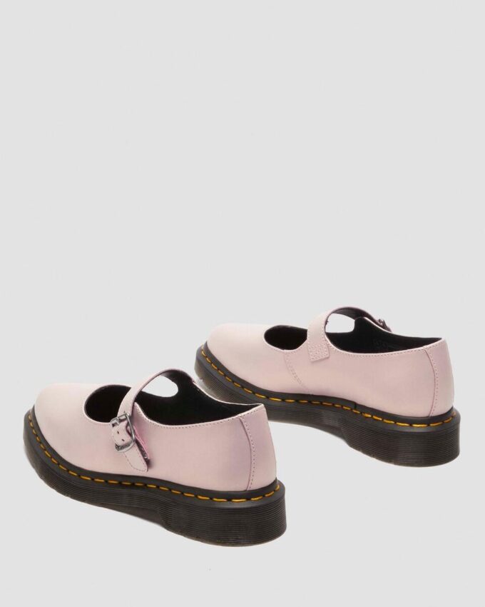 Elphie Iridescent Leather Mary Jane Shoes