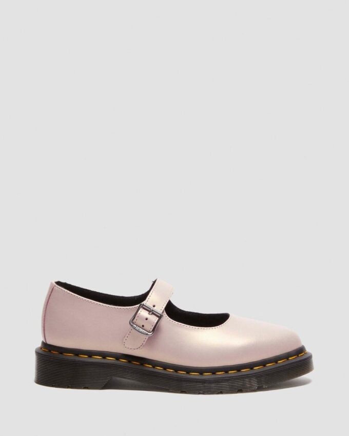 Elphie Iridescent Leather Mary Jane Shoes