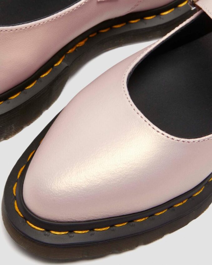 Elphie Iridescent Leather Mary Jane Shoes