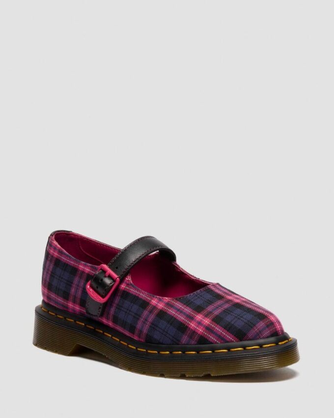 ELPHIE MJ Tartan Mary Jane Shoes ELPHIE MJ Tartan Mary Jane Shoes