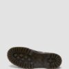 Jadon White Stitch Smooth Leather Platform Boots