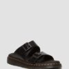 Josef Analine Leather Buckle Slide Sandals Josef Analine Leather Buckle Slide Sandals