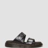 Josef Analine Leather Buckle Slide Sandals Josef Analine Leather Buckle Slide Sandals