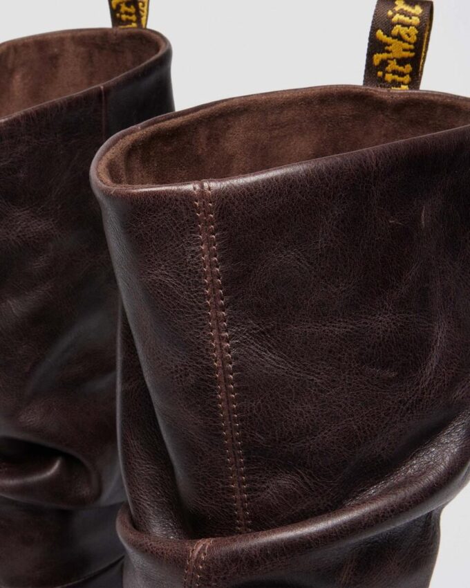 Kasey Kinsley Leather Knee High Heeled Boots