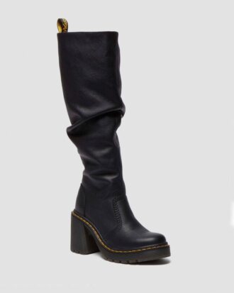 Kasey Virginia Leather Tall Heeled Boots Kasey Virginia Leather Tall Heeled Boots