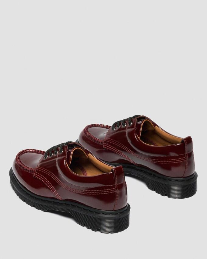 Lowell Lacquered Leather Moc Toe Shoes Lowell Lacquered Leather Moc Toe Shoes