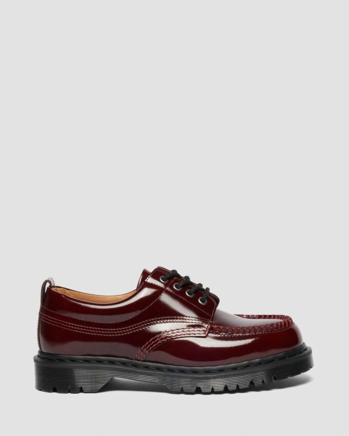 Lowell Lacquered Leather Moc Toe Shoes Lowell Lacquered Leather Moc Toe Shoes