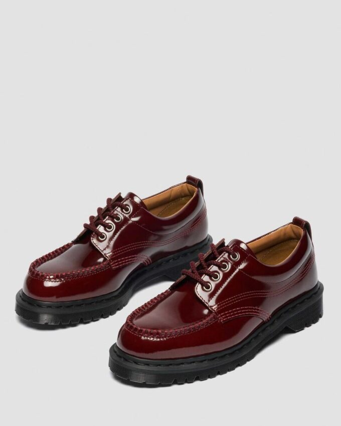 Lowell Lacquered Leather Moc Toe Shoes Lowell Lacquered Leather Moc Toe Shoes