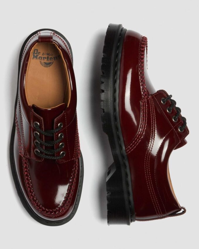 Lowell Lacquered Leather Moc Toe Shoes Lowell Lacquered Leather Moc Toe Shoes