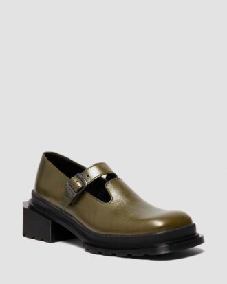 MAYBOLE MJ Square Toe Leather Shoes