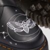 MONK CELESTIAL MOTH Leather Platform Shoes