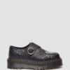MONK CELESTIAL MOTH Leather Platform Shoes