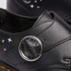 MONK CELESTIAL MOTH Leather Platform Shoes