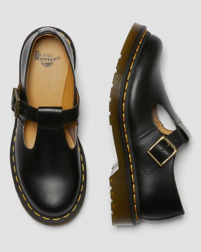 Polley Smooth Leather Mary Janes