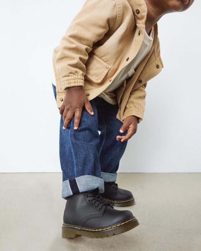 Toddler 1460 Softy T Leather Lace Up Boots Toddler 1460 Softy T Leather Lace Up Boots