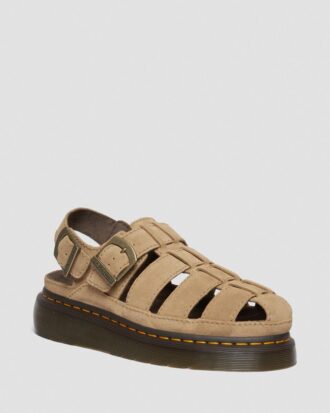WRENLIE Bronx Suede Fisherman Sandals
