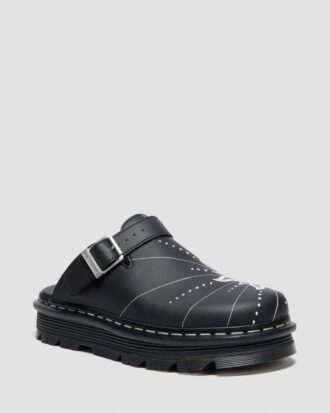 ZEBZAG MULE SOLAR FLARE Reclaimed Leather Slip On Mules